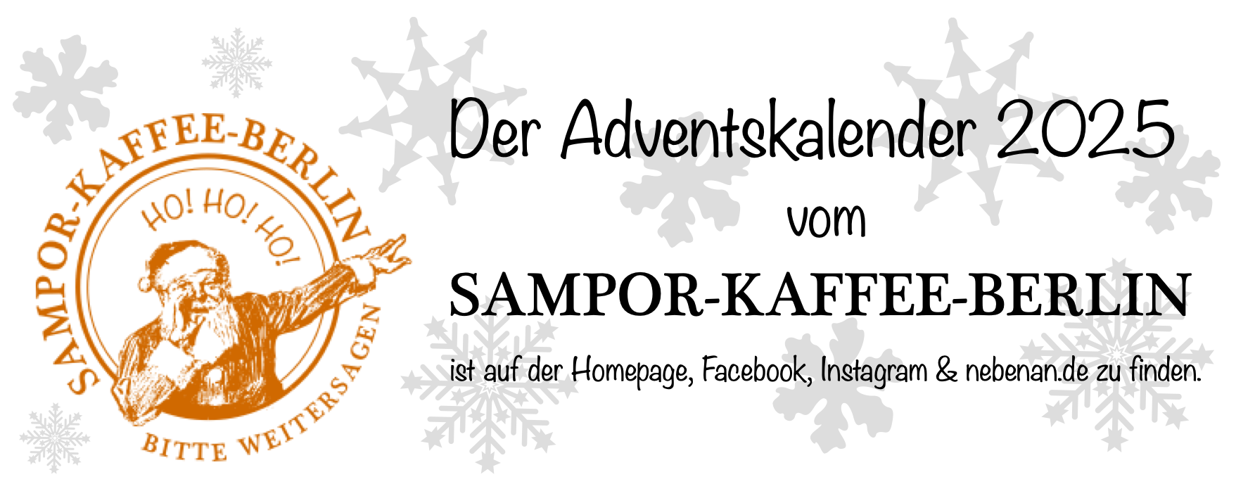 Der SAMPOR-KAFFEE-BERLIN - Adventskalender